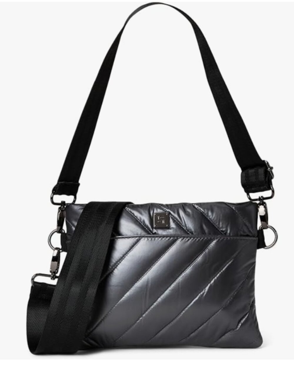 NWT Think Royln Diagonal 2.0 Bum Bag in Metallic Gray